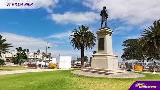 St Kilda Pier TempFence Hoarding and SiteCam