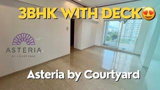 Luxury 3Bhk Apt With Wide Deck at Asteria by Wadhwa courtyard, Thane 