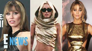 Miley Cyrus Addresses If She Shaded Jennifer Lawrence in “Flowers” Video | E! News