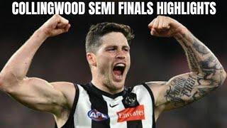 AFL Semi Finals highlights | Collingwood Magpies