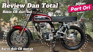 Review dan total CB bikin dari nol, surat lengkap asli CB | Las Arit Garage