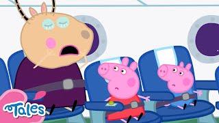 The Plane Journey With Madame Gazelle ️ Full Episode | Peppa Pig Tales