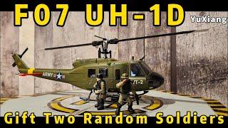 Limited-time offer! Purchase YuXiang F07 HUEY or F08 BELL206 and get two random soldiers free!