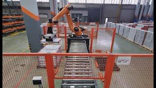 Робот для паллетирования радиаторов (готовая продукция) | Panel Radiators Palletizing KUKA Robot (2)