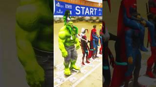 SPIDER-MAN AND HULK SAVES BABY #spiderman #gta5 #short