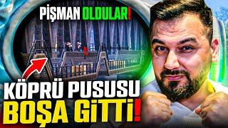 KÖPRÜ PUSUSU YAPTIKLARINA PİŞMAN ETTİM! | PUBG MOBILE