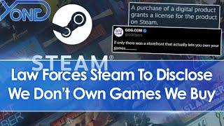 New law forces Steam to disclose we don't own purchased games, GOG takes shots