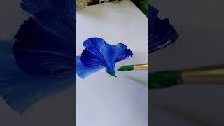 Simple acrilic painting..Easy flower painting#shortvideo #flowerpainting#acrilicpainting #trending