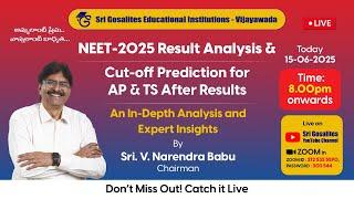 NEET - 2025 RESULT ANALYSIS & CUT - OFF PREDICTION FOR AP & TS AFTER RESULTS