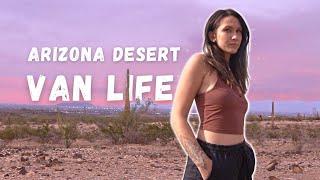 living in a van in the Arizona Desert | solo female van life