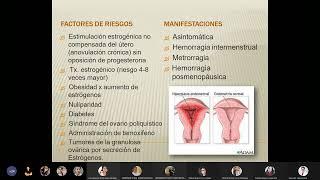 PATOLOGÍA DE ENDOMETRIO, HIPERPLASIA Y CÁNCER - Dr. Tapia 15-03-22