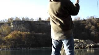 Niagara river steelhead jumps pt.1