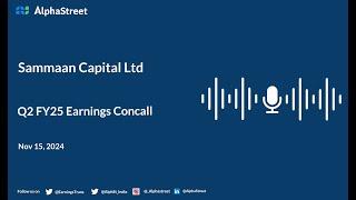 Sammaan Capital Ltd Q2 FY2024-25 Earnings Conference Call