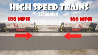 High Speed Train Crashes | Teardown