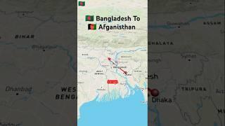  Bangladesh To Afganisthan #travel #map #bangladesh #afghanistan #kabul