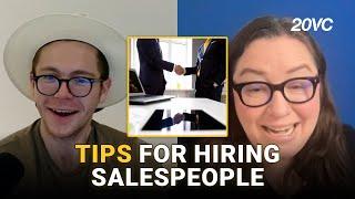 Tips for Hiring Salespeople