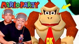 PLAYING THE FIRST MARIO PARTY FOR THE FIRST TIME!! [MARIO PARTY] [N64] DONKEY A PROBLEM!!