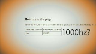 how to check your keyboard polling rate (the right way)