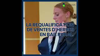 Requalification de ventes d'herbes en bail rural avec Me Camille Wautier