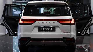 2024 White Lexus LX 500d - Luxury SUV in Detail