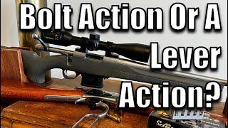 To use a bolt action , or a lever action rifle?