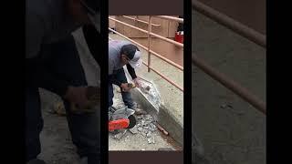 Concrete repair work混凝土如何修复#建房温哥华装修Vlog#温哥华自建房加拿大买地自建房#水泥浇筑装修设计和施工流程#shorts