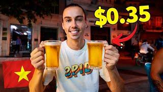 A Night in HANOI Trying the WORLD’s CHEAPEST Beer 