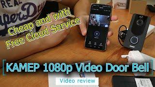 KAMEP 1080p Smart WiFi Door Bell with Free Cloud Service review by Benson Chik