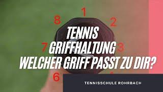 Tennis Griffhaltung mit Beispielen erklärt- Welcher Griff passt zu dir?