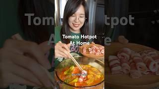 Tomato Hotpot At Home - Delicious & Easy Meal Prep Idea! #hotpot #tomato #shorts