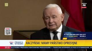 Jarosław Kaczyński w ekskluzywnym wywiadzie dla wPolsce24