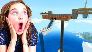 WHO BUILDS THE BEST SKY BASE in Minecraft Gaming w/ The Norris Nuts