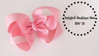 HOW TO: TBB/Twisted Boutique Bow (Another method for making this hairbow)