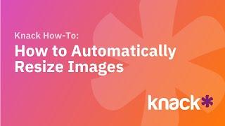 How to Automatically Resize Images