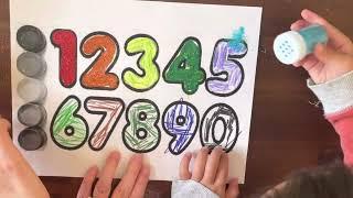 Blink Numbers Coloring | 1 to 10 | Dao Dao Kids TV