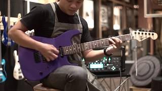 Strings Quick Demo : CHARVEL® USA SELECT SAN DIMAS® STYLE 1 HSS HT Satin Plum