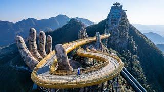 What kind of magical place is this? China Buddha's Hand Bridge, Ma Ling Tian Guan Summit Journey｜4K