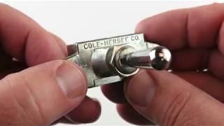 G23889 - Cole Hersee 30Amp 6 to 12VDC Super Heavy Duty SPDT Toggle Switch