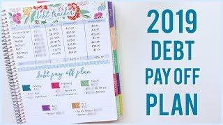 My 2019 Debt Pay Off Plan - Debt Snowball Method | Romina Vasquez