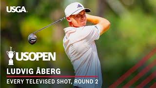 2024 U.S. Open Highlights: Ludvig Åberg, Round 2 | Every Televised Shot