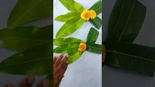 1 mins mango leaf decoration ideas #shorts