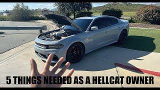 5 THINGS EVERY HELLCAT OWNER SHOULD DO.. **MUST WATCH**