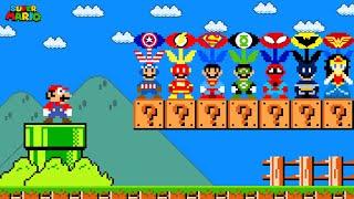 Super Mario Bros. But There are More Custom SUPERHERO Mario...