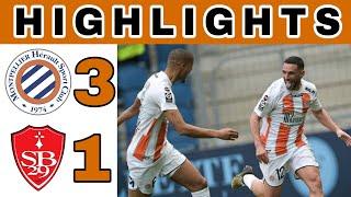 Montpellier vs Brest | Montpellier vs Brestois | Highlights and Goals Ligue 1| Liga Perancis