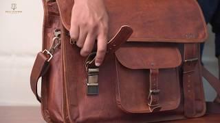 Leather Messenger Bag for Men - The Real Leather Company