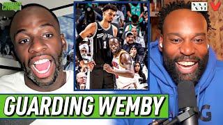 Reaction to viral photo of Draymond guarding Victor Wembanyama | Draymond Green & Baron Davis