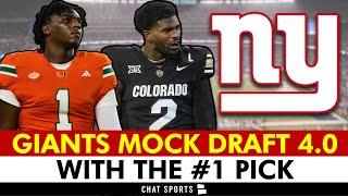 New York Giants Mock Draft 4.0