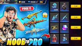 Free Fire I Got All Rare Things Of Game In My Noob I’d|| Poor To Rich -Garena Free Fire