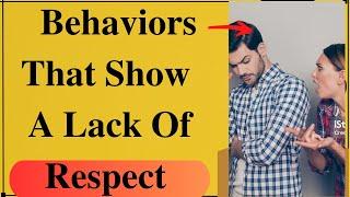 11 Behaviors That Show A Lack Of Respect For Your Partner   || Psychological facts