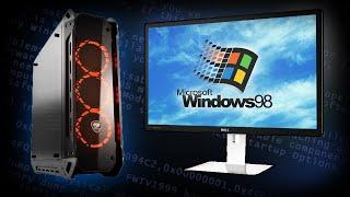 Установится ли Windows 98 на современный мощный ПК? (i9 9900K+ Z390) Часть 1